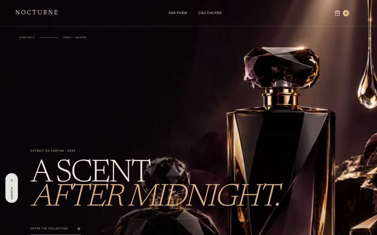 Giao diện NOCTURNE Parfum